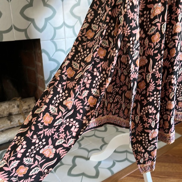 Natalie Martin Marin Dress with Sash in Sweet Autumn Black size L EUC - Picture 14 of 14